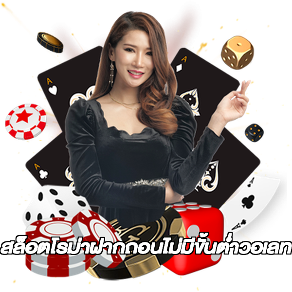สล็อตโรม่าฝากถอนไม่มีขั้นต่ําวอเลท